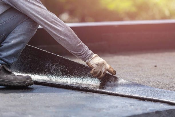 Professional Waterproofing technician working in Chapel Hill, NC